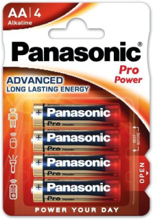 Prémiové alkalické baterie AA - 4ks