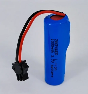 Li-ion 18650 3,7V 2000mAh - SM konektor